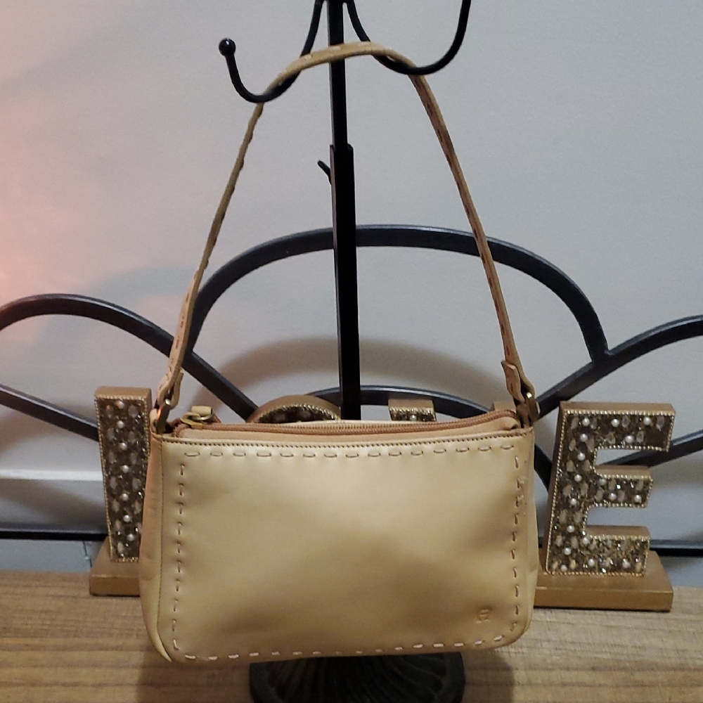ETIENNE AIGNER Womens Genuine Soft Leather, Small Shoulder Purse Bag